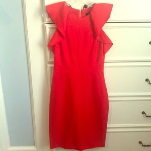 J.Crew poppy red dress size 00